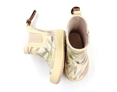 Bisgaard gummistøvle beige leaves